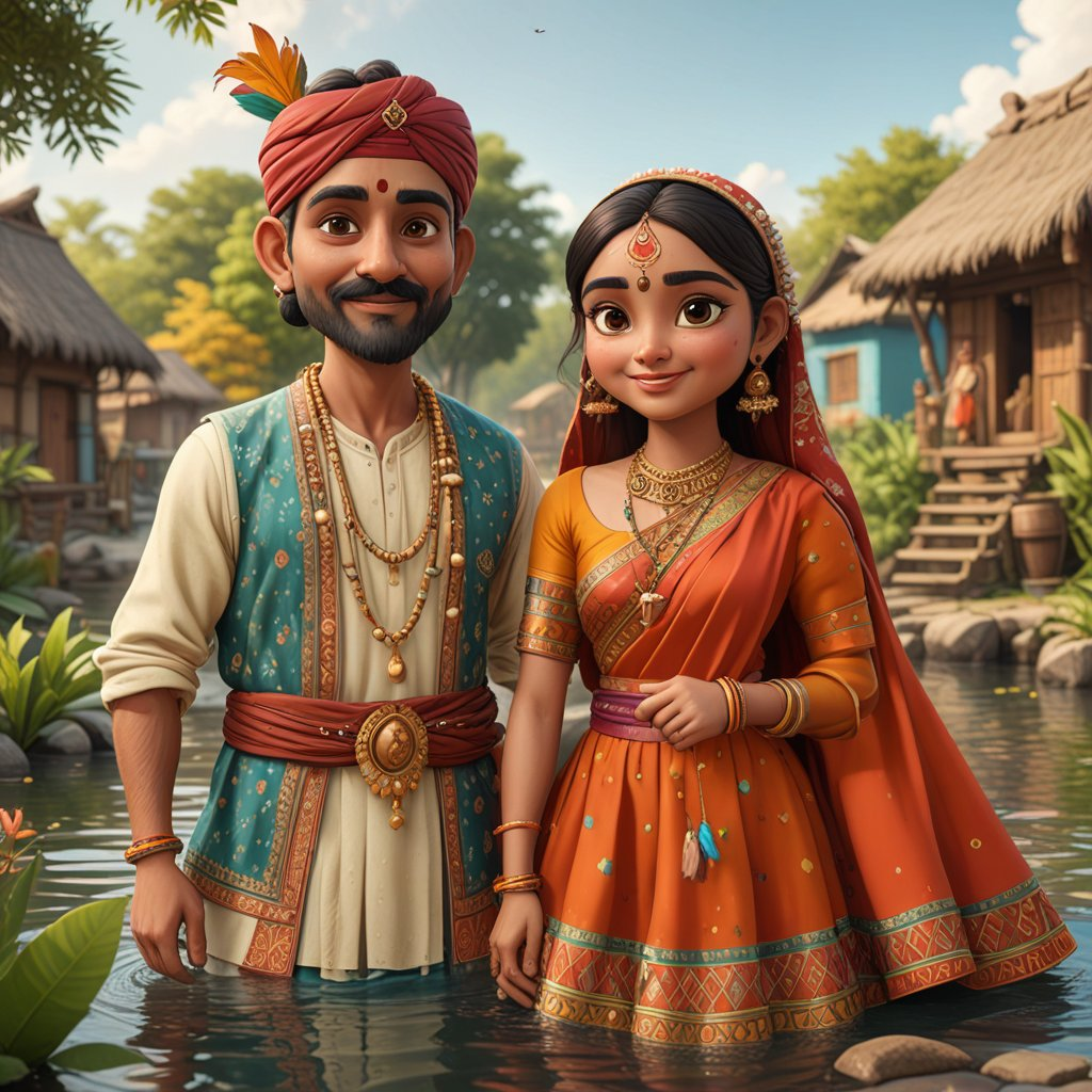 3D cartoon character art